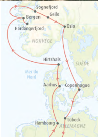  - La Norvège, en passant par le Danemark