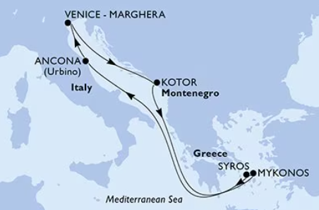  - Croisière Méditerranée Orientale - MSC Lirica